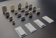 20x N Gauge 1:148 Gravestones