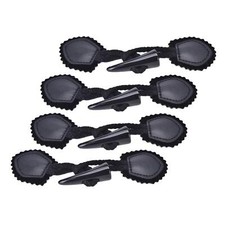 4 Pairs Horn Toggle Button Closure Buttons for Coat Jacket