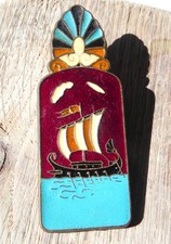 Brass Enameled Vintage paper