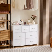 Wardrobes For Bedroom With 5-7-10 White Lover Fabric Drawers Wardrobe Closet