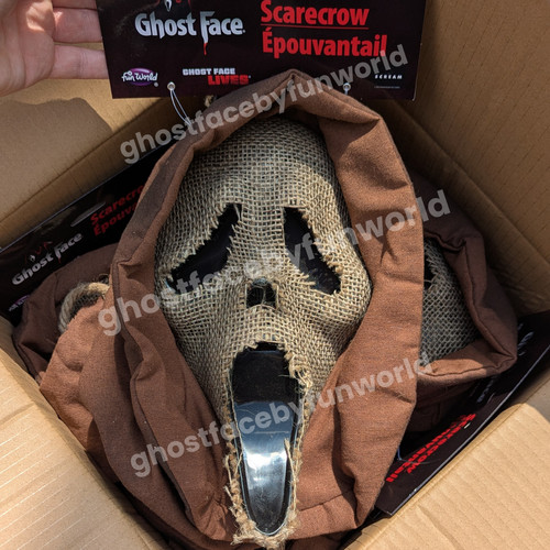 Ghost face scarecrow mask - mask,