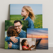 Large Custom Photo Picture To Canvas Personalised Art Print Framed Gift Birthday