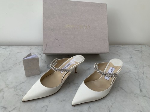 Jimmy choo size ivory satin - jimmy,