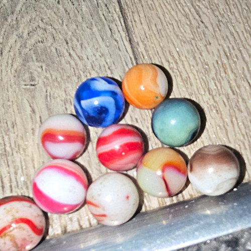 German agate marballs rare old - agate,
