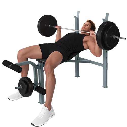 Homcom adjustable multi gym - adjustable,