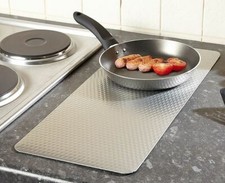 Heat Resistant metallic Kitchen Trivet Mat Pan Hot Pot Holder Non Slip Grey