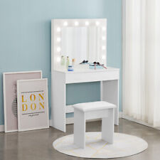 White Dressing Table Set with