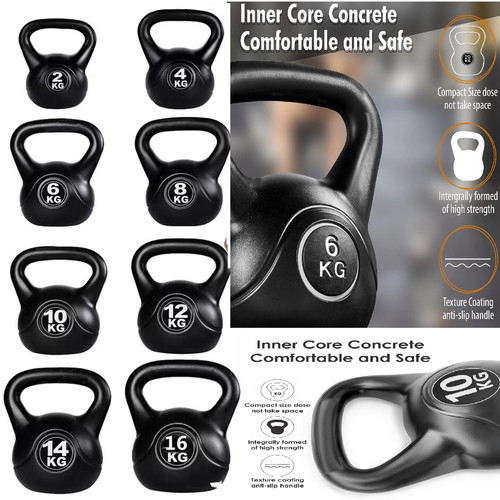 24kg vinyl kettlebell weight - 2-24kg,