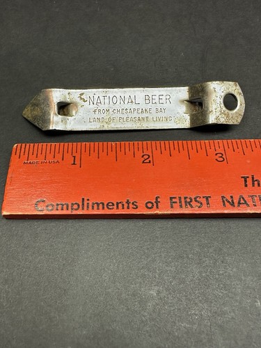 Vintage national beer bottle - beer,