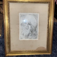 Leonardo Da Vinci Etching