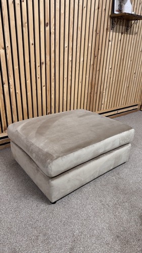 Dfs large foot stool velvet - large,