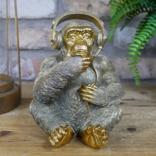 Gold silver monkey - monkey, with