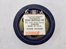 Vintage Shure 99B86 Controlled Magnetic Transducer Microphone HIZ Harp #2