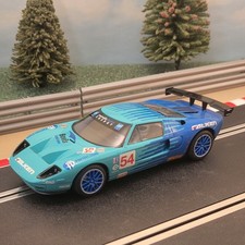 Scalextric 1:32 Car - C3136 Blue Ford GT40 Black Swan Racing *LIGHTS* #54 #FWM