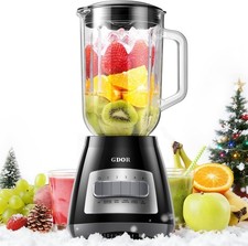 GDOR Blender for Kitchen, 1.5L Glass Jug Smoothie Blender with 700W Peak Power