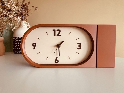 Retro dual face wall clock - retro,