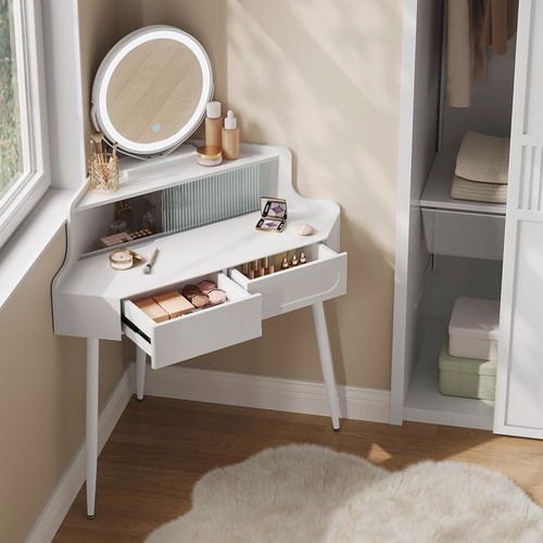 Woltu corner dressing table - corner,