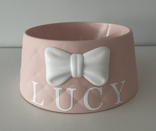 Pink dog cat bowl - bowl, with