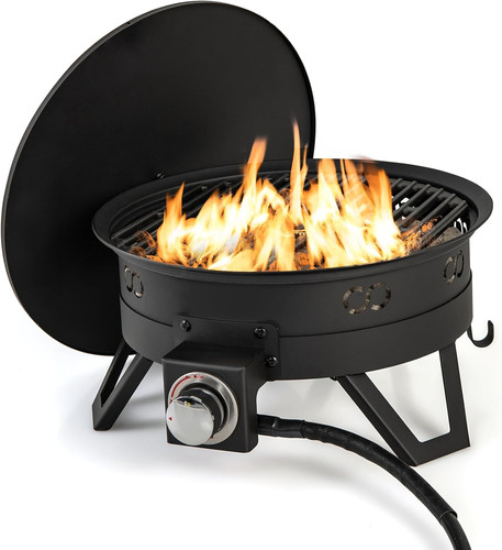 Giantex portable propane fire - giantex,