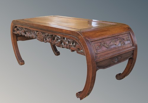 Antique chinese rosewood opium - chinese,