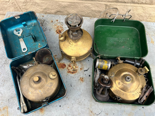 Vintage camping stove - camping,