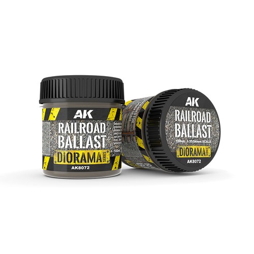 Diorama railroad ballast - ak,