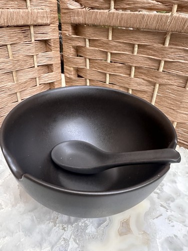 Typhoon matte black stoneware - black,