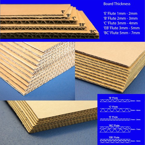 Brown corrugated cardboard - brown,