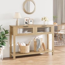 Entryway Table, Wood Console