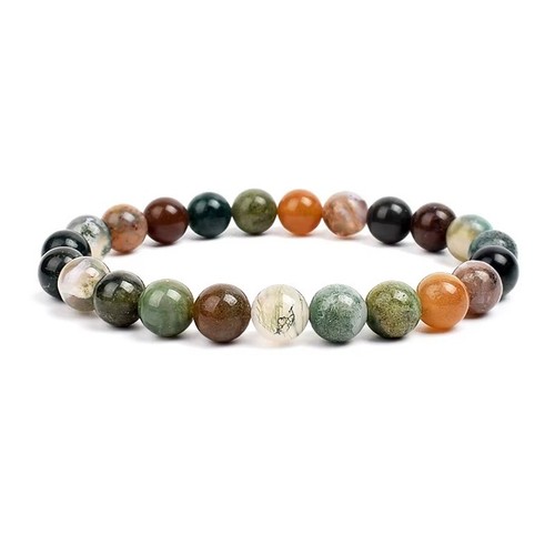Natural stone beads bracelet - stone,