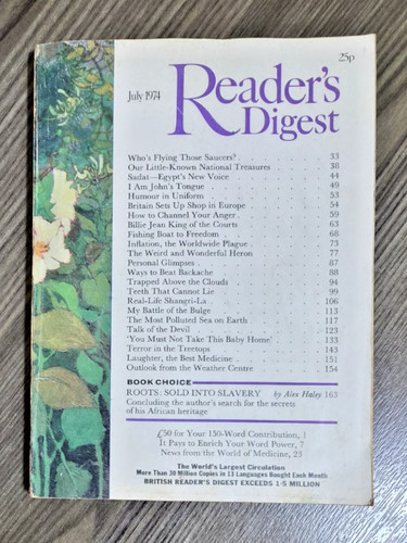 Readers digest magazine july - digest,