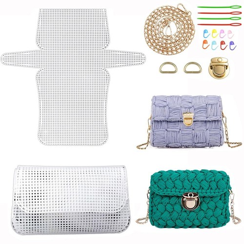 White knitting plastic mesh - plastic,
