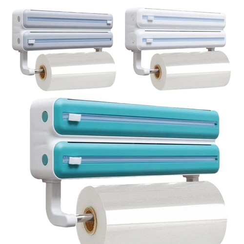 Wall mount food - wrap, dispenser