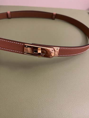 Hermes kelly belt brown noir - belt,