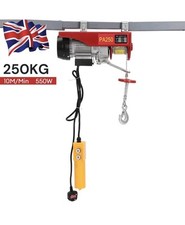 250kg Electric Winch Scaffold Hoist Winch Crane Workshop Garage Lifting Set NEW