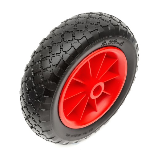 Plastic red wheel - wheel, solid