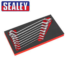 Sealey Offset Ring Spanner Set in EVA Storage Tray 8pc Metric 6mm-22mm Walldrive