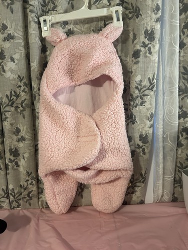 Pink teddy bear onesie with