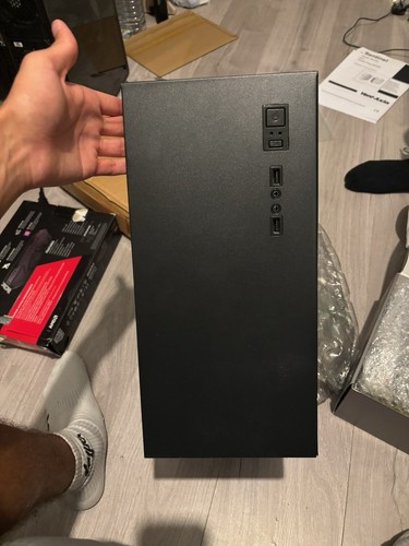 Black atx mid tower gaming - atx,