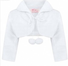 Girls Fur Bolero Long Sleeve