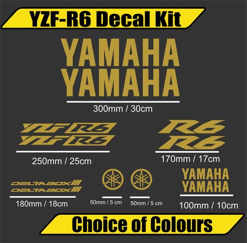 Yamaha yzf fairing sticker - yzf-r6,