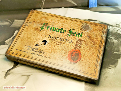 Private seal vintage cigarette - private,