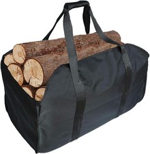Canvas Log Tote Bag Carrier