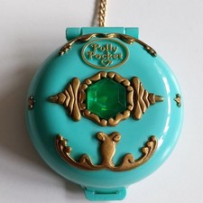 Vintage Polly Pocket Jeweled Forest Compact + Doll Bluebird Toys Rare 1992