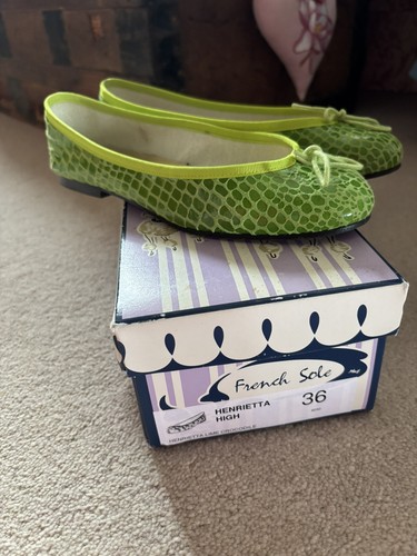 French sole ballet lime green - sole,