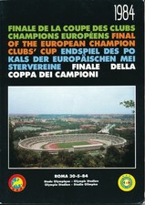 EUROPEAN CUP FINAL 1984 Liverpool v Roma - RARE Italian FA Official programme