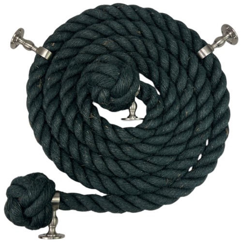 Dark green natural jute - green,