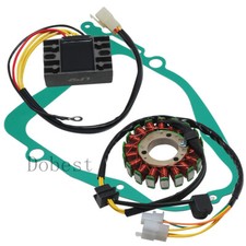 Statore Bobina+Raddrizzatore+Guarnizione per Suzuki GN250 GN250E 1982-1994