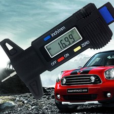 Car Tyre Tread Brake Pad LCD Display  Depth Gauge Shoe Pad Wear Digital Tester