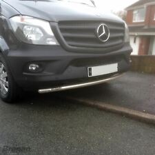 Spoiler Bar For Mercedes Sprinter 2006 - 2014 Front Stainless Steel Nudge Chin